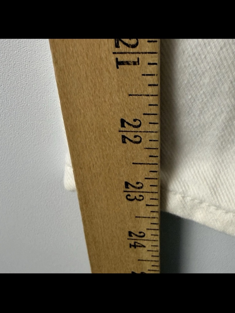 Gap High Rise Barrel Jeans White 8 short - Picture 4 of 6